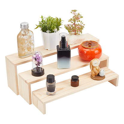 3шт деревянные подставки для демонстрации браслетов, Серьги, 