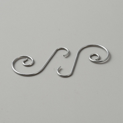 Fermoirs en fer, crochet en forme de s, pour l'artisanat de bricolage, bijoux suspendus, Porte-clés, balises
