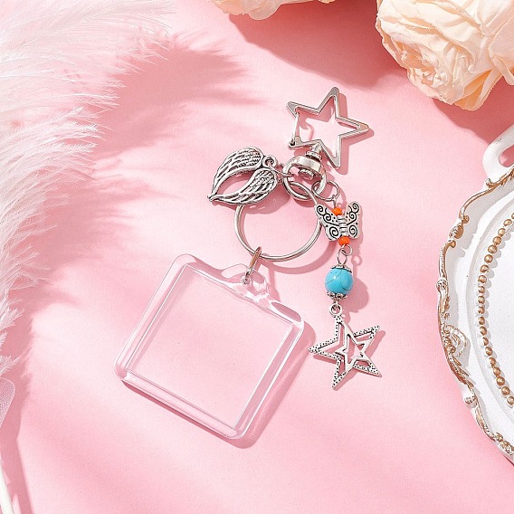 Синтетическая бирюза и акриловые заготовки кайчиан, Сплав с поиска, звезда