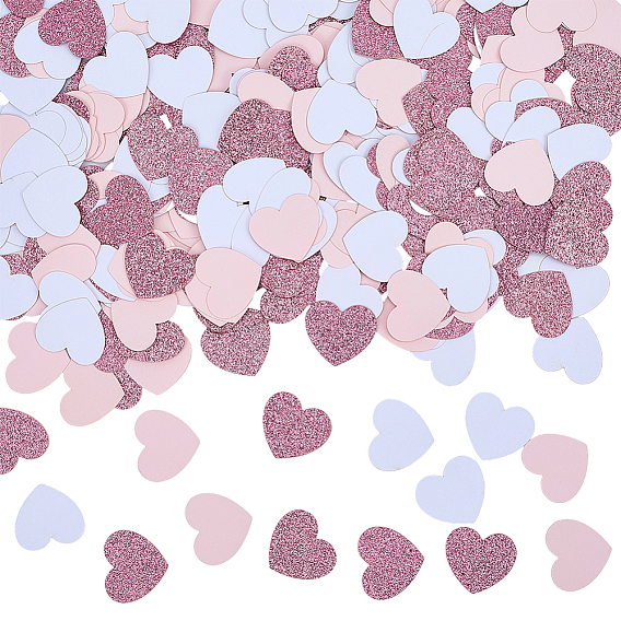 360шт. бумажных сердечек-конфетти, свадебное оформление