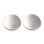 304 Stainless Steel Cabochons, Flat Round