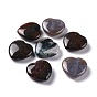 Natural Indian Agate Heart Love Stone, Pocket Palm Stone for Reiki Balancing