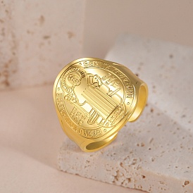 304 регулируемые манжеты из нержавеющей стали для женщин, Святой бенедикт