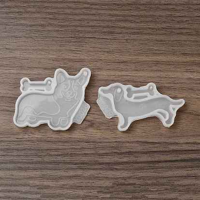 DIY силиконовые формы для кулона, формы для литья смолы, инструменты для производства глиняных ремесел, собачья кость