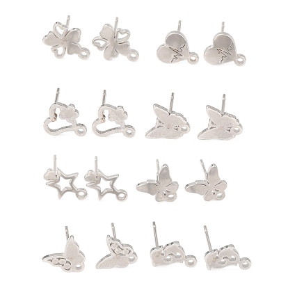 304 résultats boucle d'oreille de goujon en acier inoxydable, avec boucle, couleur inox