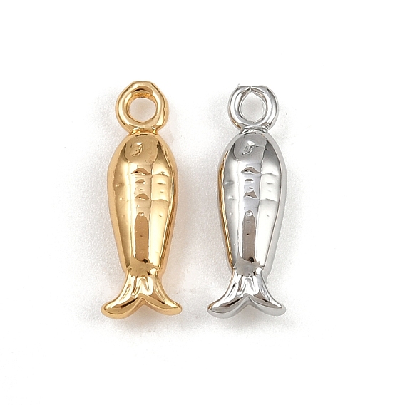 Латунные подвески, рыбы прелести