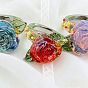 Handmade Lampwork Finger Rings, Flower