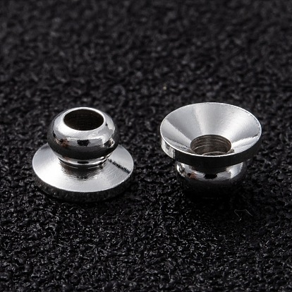 Brass Beads Cap, Long-Lasting Plated, Apetalous