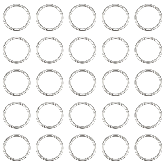 300Pcs 304 Stainless Steel Jump Rings, Open Jump Rings, Round