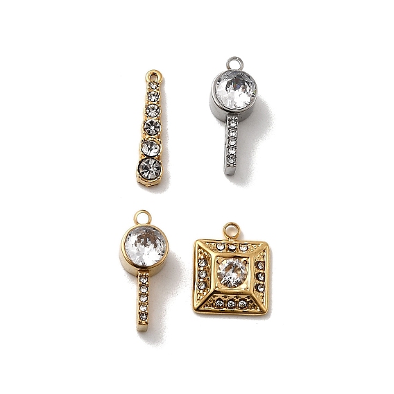 304 подвески из нержавеющей стали, со стразами