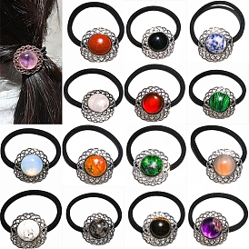 Gemstone Hair Ties, for Women