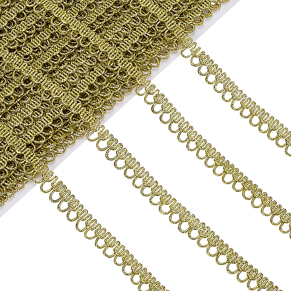 Geflochtenes gewelltes Polyester-Tausendfüßlerband, Jacquardband, Tiroler Band, Bekleidungszubehör