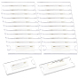 36Pcs Acrylic Brooch Findings, Adhesive Back Bar Pins with Iron Pins