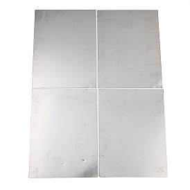 (Liquidación por defectos: arrugado) 304 Láminas de acero inoxidable, con pelicula, para corte mecánico, mecanizado de precisión, fabricación de moldes