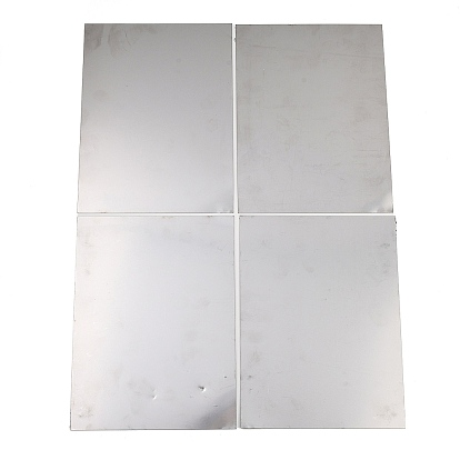(Liquidación por defectos: arrugado) 304 Láminas de acero inoxidable, con pelicula, para corte mecánico, mecanizado de precisión, fabricación de moldes