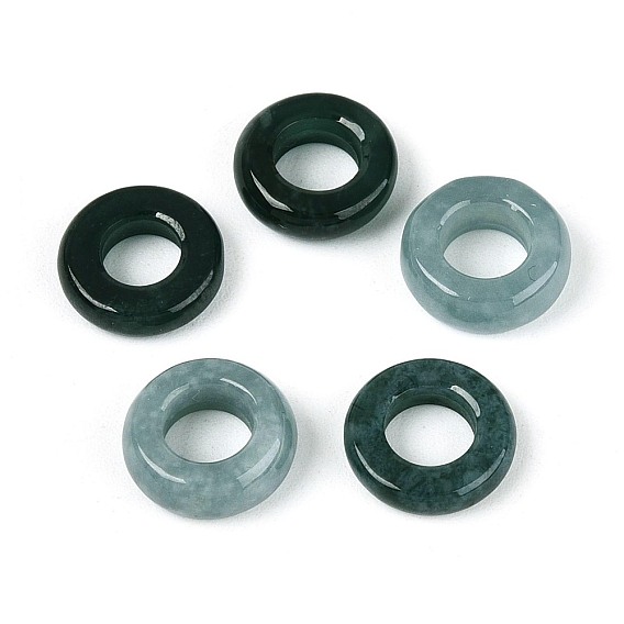 Подвески из натурального мьянманского нефрита, кольцо прелести