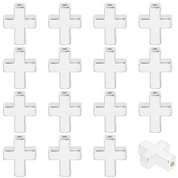 10 бусины из сплава шт., без кадмия и без свинца, крестик