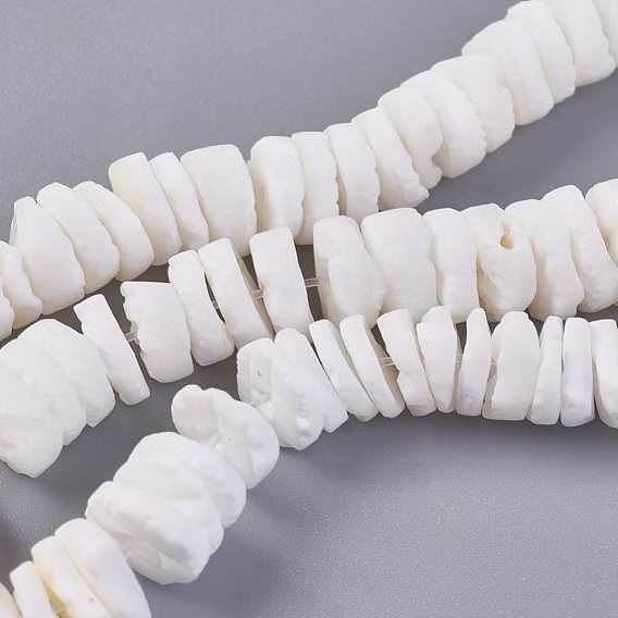 Shell Beads Strands, Disc