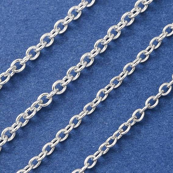 304 Stainless Steel Cable Chains, Soldered, with Spool