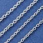 304 Stainless Steel Cable Chains, Soldered, with Spool
