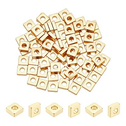 80 шт. Латунные распорные втулки, квадратный, без свинца и без кадмия, стойки покрытие, прочное покрытие