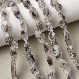 Natural Herkimer Diamond Beads Strands, Nuggets