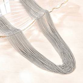 304 Многорядные ожерелья из нержавеющей стали для женщин