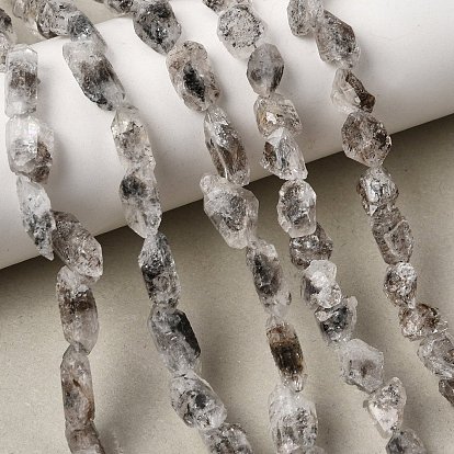 Natural Herkimer Diamond Beads Strands, Nuggets