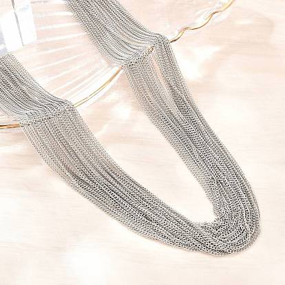 304 Многорядные ожерелья из нержавеющей стали для женщин