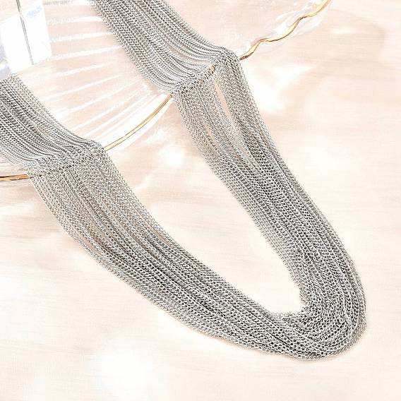 304 Colliers multi-rangs en acier inoxydable pour femmes