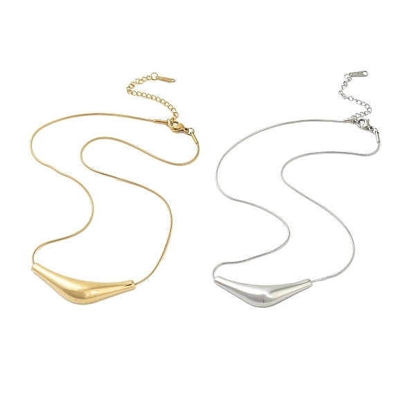 304 ожерелья из нержавеющей стали в форме дуги для женщин