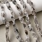 Hilos de cuentas de diamantes herkimer naturales, pepitas