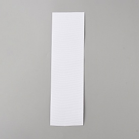 Ruban de rideau en polyester, pour la décoration de rideaux, plat
