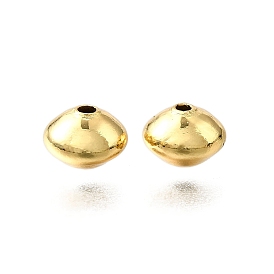 Латунные бусины, двухконусные, без свинца и без кадмия, прочное покрытие