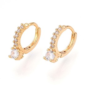 Латунный микропаве кубический цирконий кольцо серьги фурнитура, без свинца, без никеля и без кадмия, кольцо