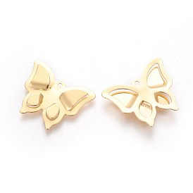 Стойки обшивки латунные подвески, бабочка