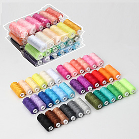 Household multi-color 402 sewing thread 6-axis hand-sewn DIY polyester thread needlework set sewing accessories