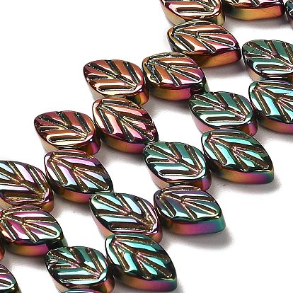 Стеклянные бусины с гальваническим покрытием , лист