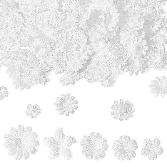 500шт. 5 стили тканевых цветочных украшений аксессуары