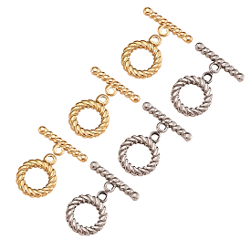 10набор 2 цветное ионное покрытие (ip) 304 застежки из нержавеющей стали, кольцо, для изготовления ювелирных изделий DIY