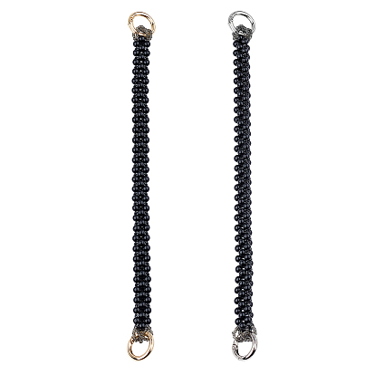 ABS Plastic Bag Handles, with Alloy Spring Gate Rings, for Bag Straps Replacement Accessories