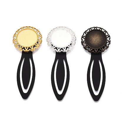 Закладки из сплава и железа, бабочка с плоским круглым вращающимся подносом