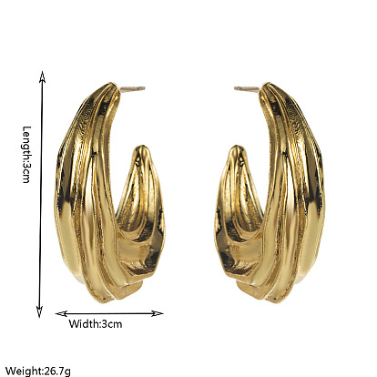 Aretes de aleación para mujer, luna, pendientes de medio aro