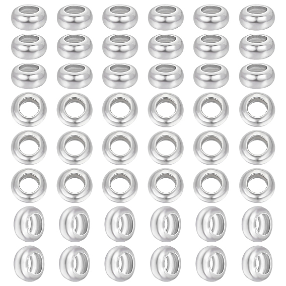 925 шарики стерлингового серебра, рондель, с замшевой тканью из поликарбоната квадратной серебряной полировальной салфеткой