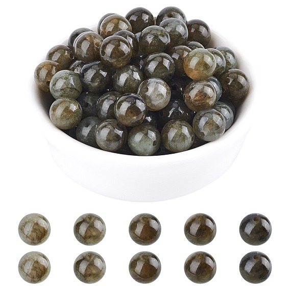Natural Labradorite Round Beads Strands