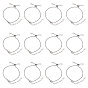 12Pcs 304 Stainless Steel Rolo Chain Slider Bracelet/Bolo Bracelets Making