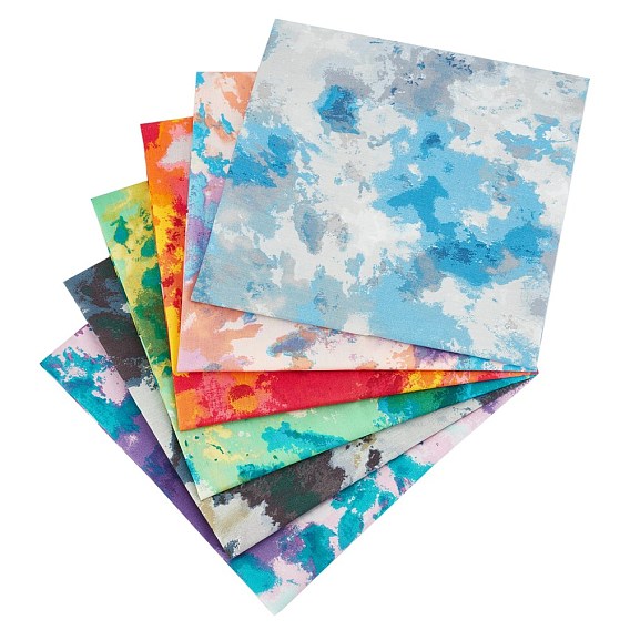 Baumwollstoff mit Tarnmuster, für Patchwork, Taschentuch an Patchwork nähen, Viereck
