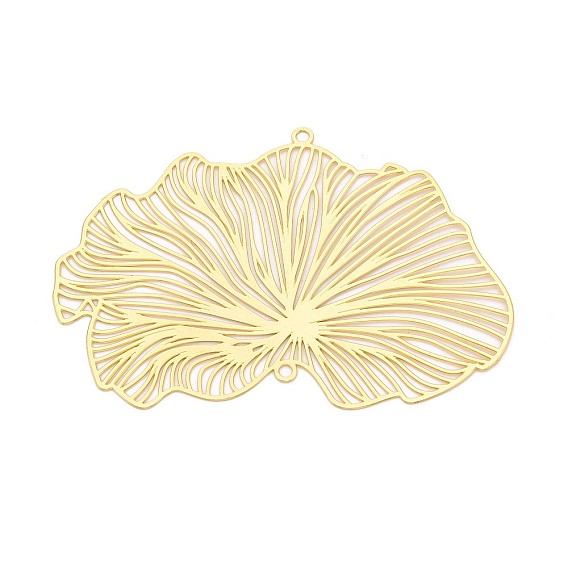 Железные подвески-соединители, лист ссылки, гравированные металлические украшения