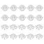 20Pcs 2 Style 201 Stainless Steel Links Connectors, with Tree of Life