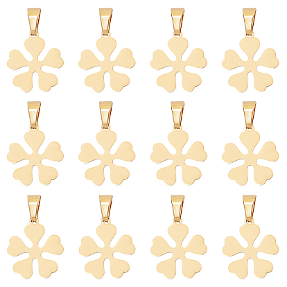 304 Stainless Steel Pendants, Laser Cut, Sakura
